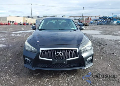 2015 Infiniti Q50 Sport z USA, uszkodzony, nr VIN JN1BV7AR9FM418464